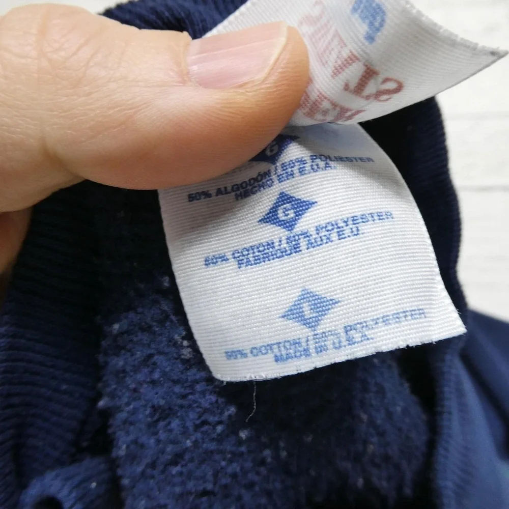 Vintage Lake Vermilion Sweatshirt Mens Medium Blue Jerzees Fleece Crewneck‎ 90s
